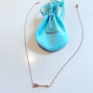 16 inch rose gold Tiffany and Co. necklace